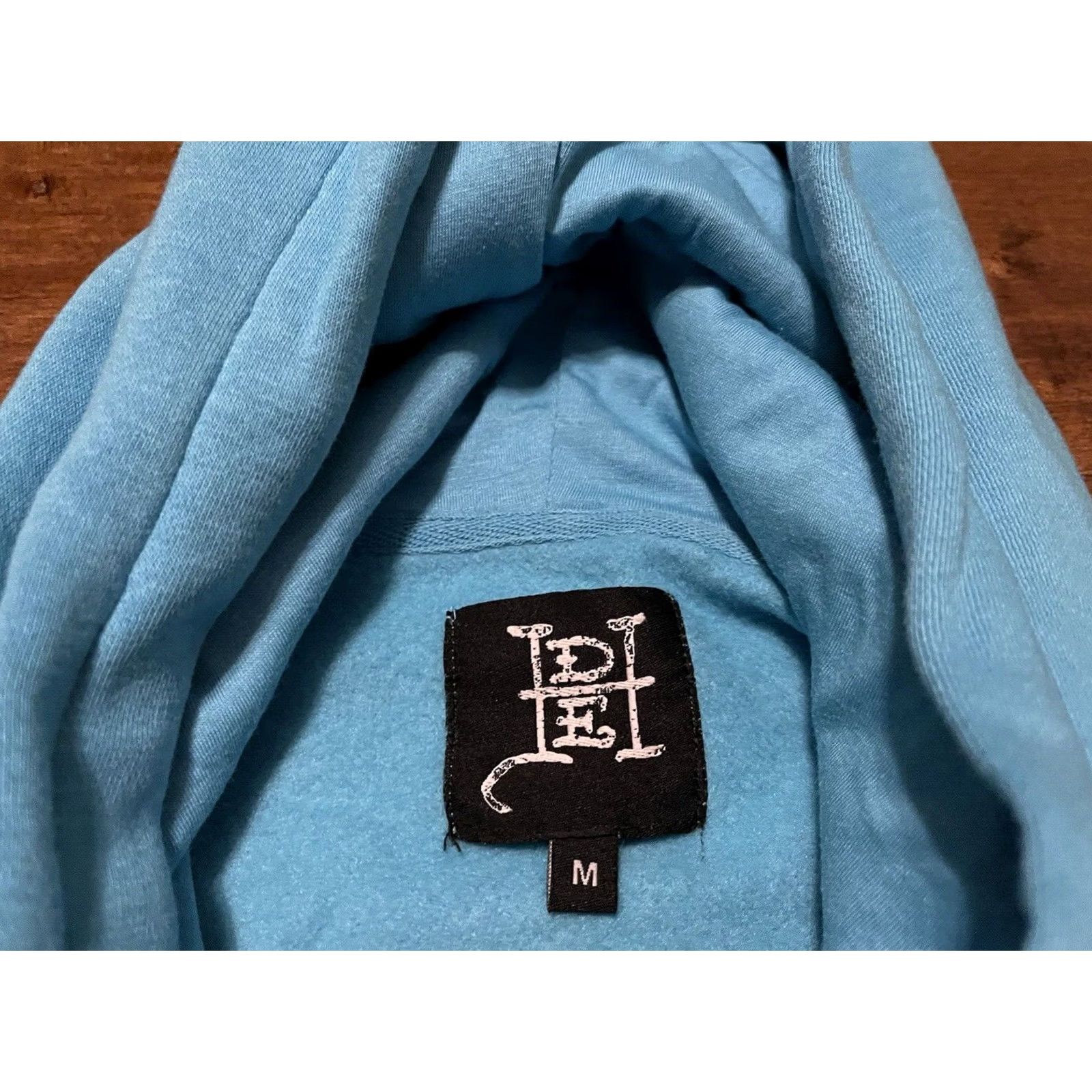 Ed Hardy Ed Hardy Tattoo Skull Flames Blue Pullover Hoodie Sweatshirt - Men's M - New! Size US M / EU 48-50 / 2 - 4 Thumbnail