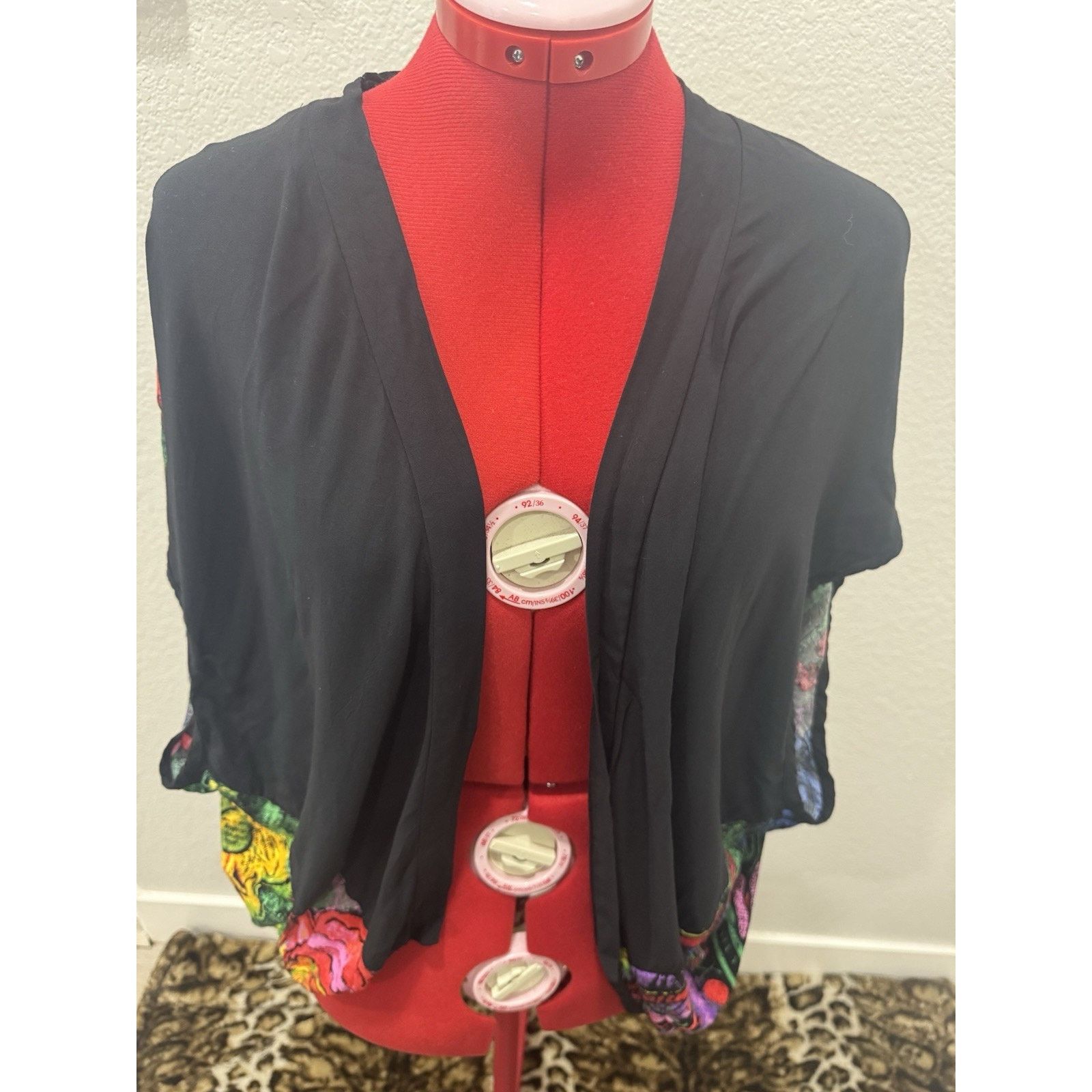 Jams World Jams World Hawaii FloralCardigan Open Front Shrug Top, Size M / US 6-8 / IT 42-44 - 1 Thumbnail