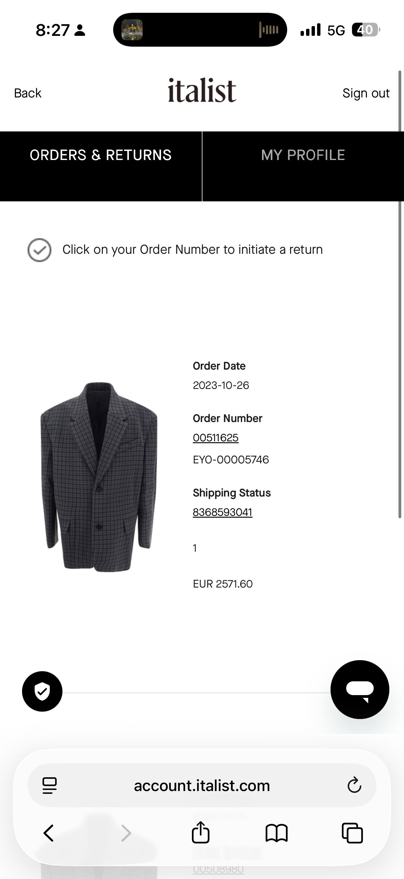 Balenciaga Oversized checked blazer Size 48R - 15 Thumbnail