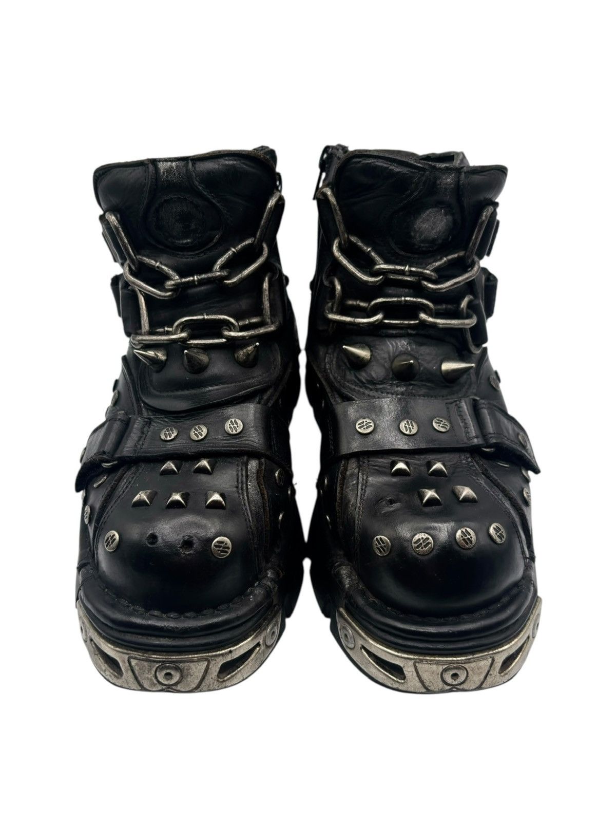 New Rock Vintage New Rock studded platform boots Size 38 Size US 8 / IT 38 - 2 Thumbnail
