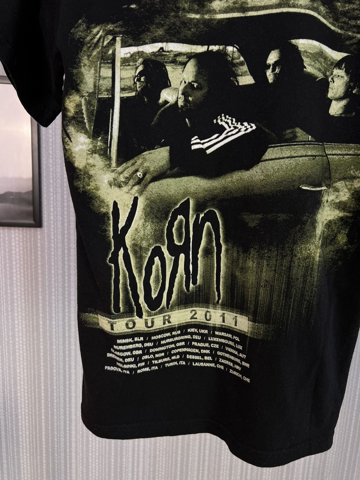Vintage KORN 2011 Vintage Merchandise T-shirt Size US S / EU 44-46 / 1 - 7 Thumbnail