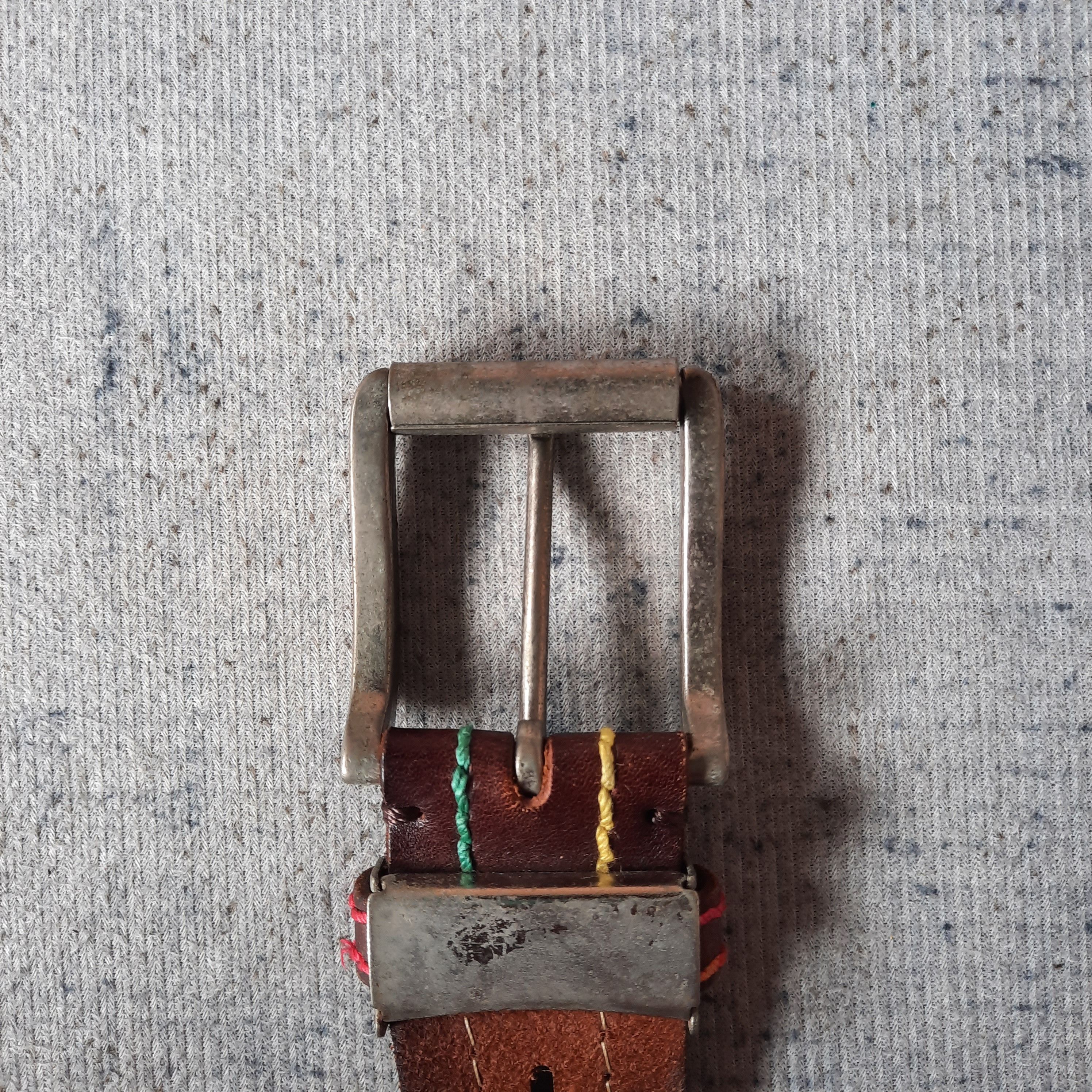 Edwin ☄️ Edwin jeans rainbow stitching craft leather belt Size ONE SIZE - 3 Thumbnail
