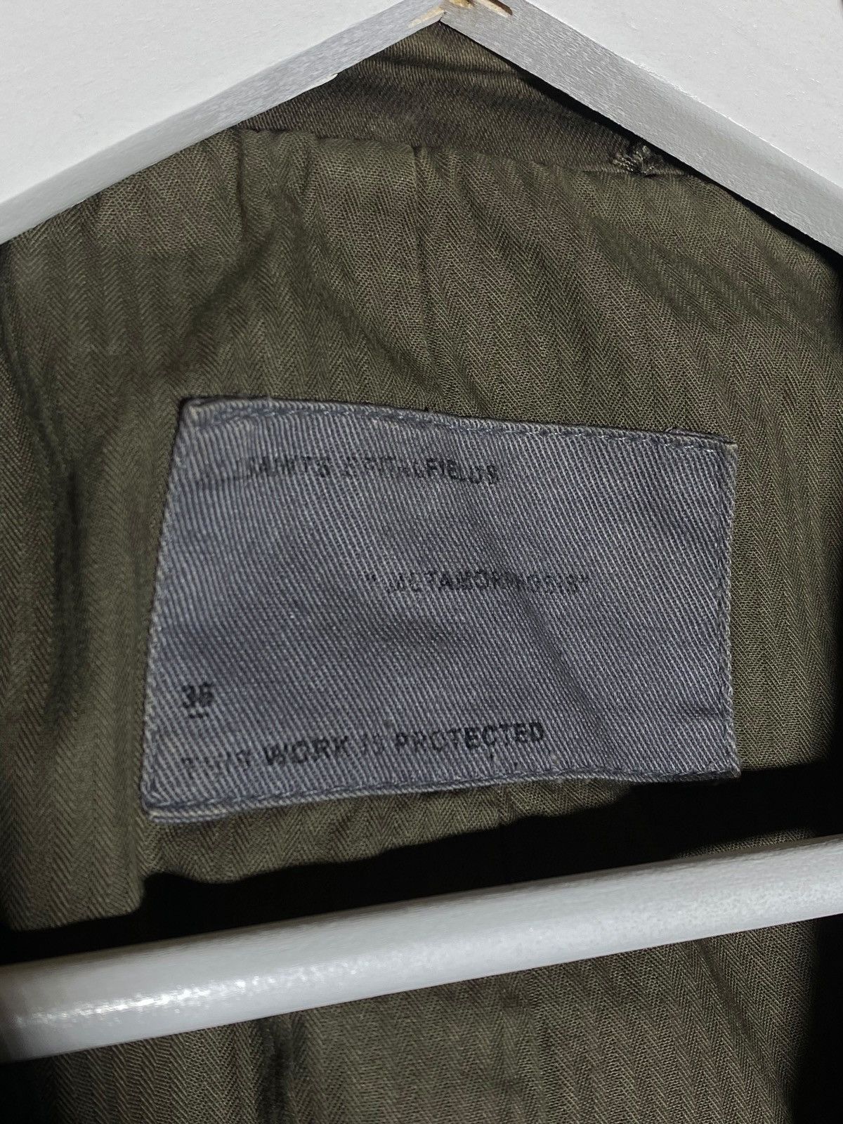 Allsaints All Saints Vagabond Double Breasted Pea Coat Khaki Jacket Size US S / EU 44-46 / 1 - 15 Thumbnail