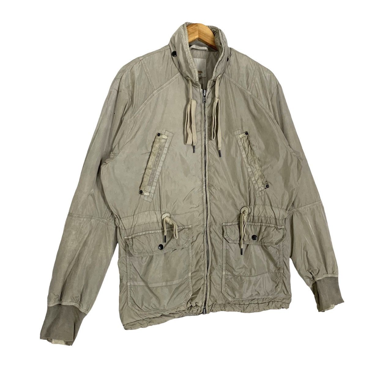 Diesel × Vintage Vintage 90s Diesel Industrial Parka Jacket Size M Size US M / EU 48-50 / 2 - 3 Thumbnail