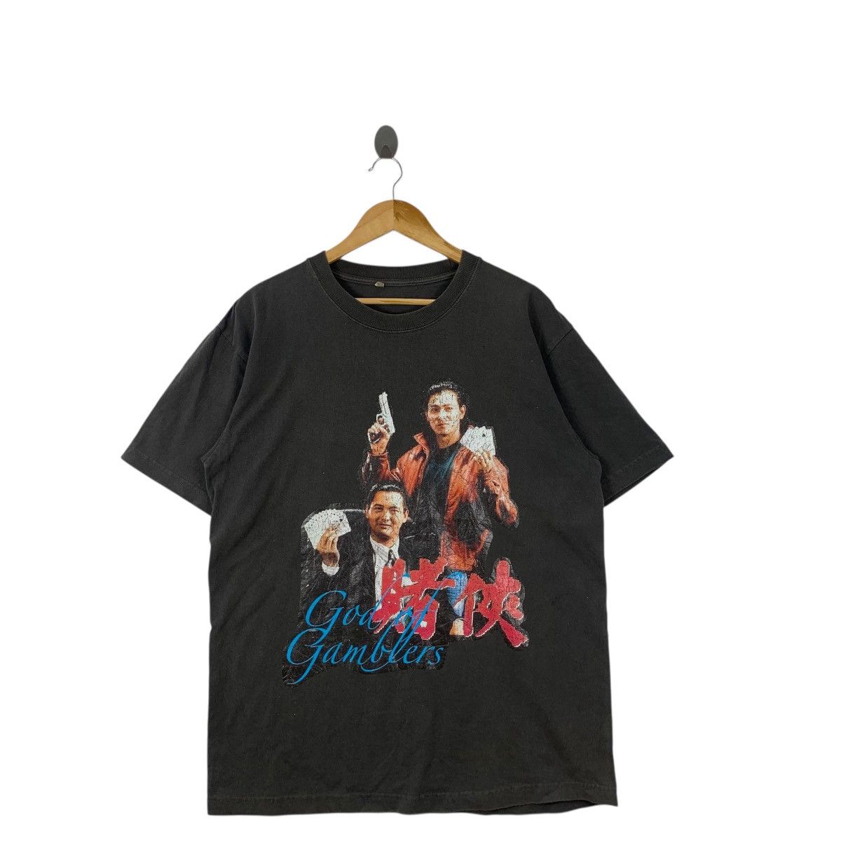 Other GOD OF GAMBLERS Chow Yun Fat Andy Lau Movie Tee Shirt Top Size US XL / EU 56 / 4 - 4 Thumbnail