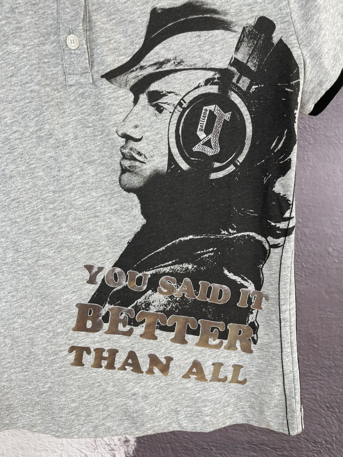 John Galliano John Galliano Newspaper Polo YOU SAID IT BETTER THAN ALL Size S / US 4 / IT 40 - 4 Thumbnail