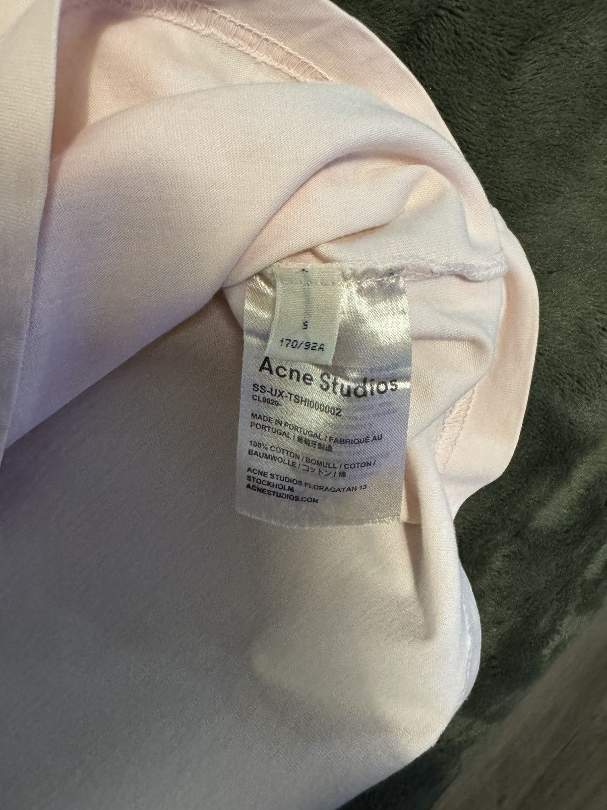 Acne Studios Acne Studios, Pink Graphic Tee Size US S / EU 44-46 / 1 - 3 Thumbnail