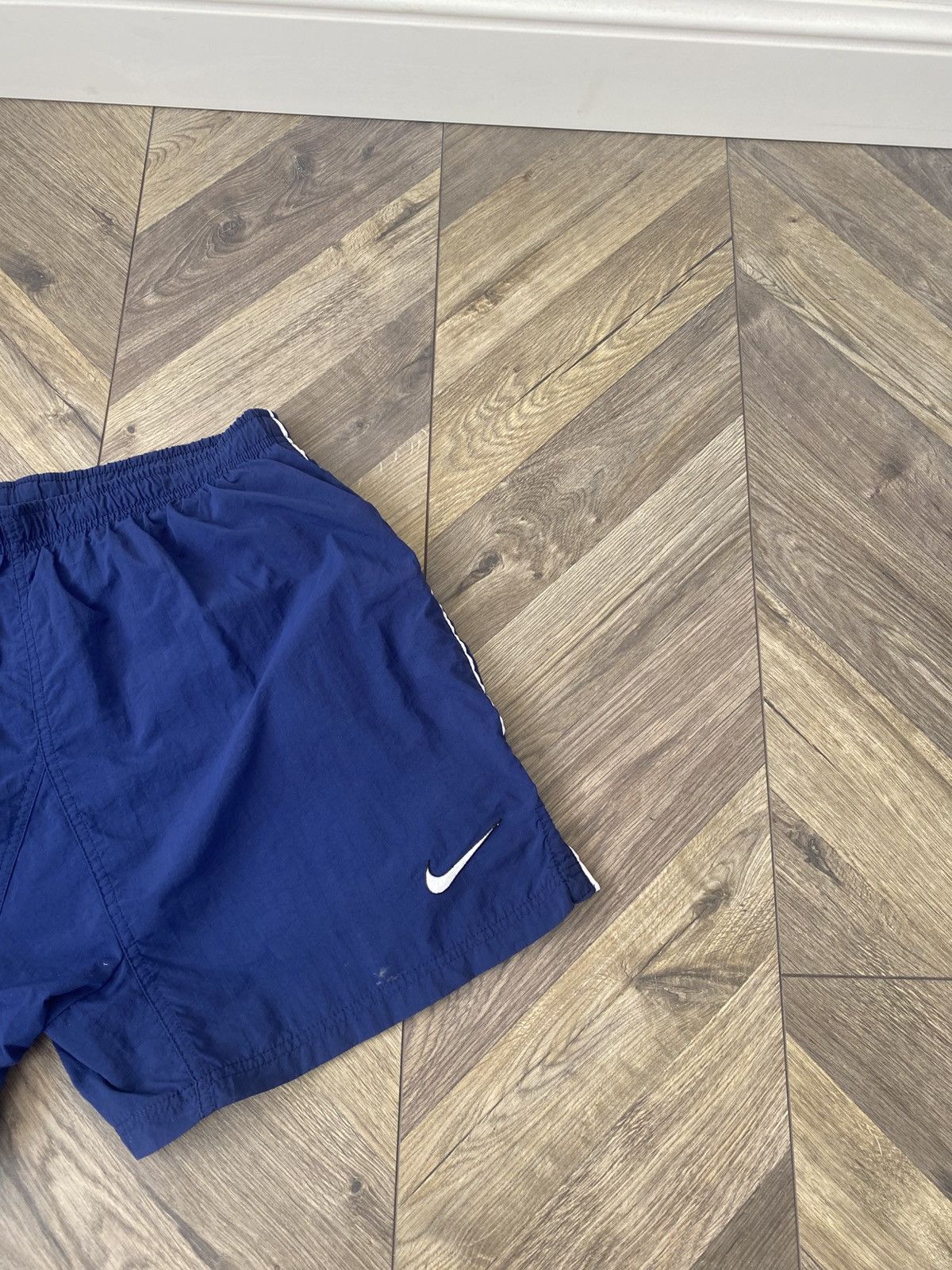 Nike × Vintage Vintage Nike 90s nylon shorts Size US 33 - 4 Thumbnail