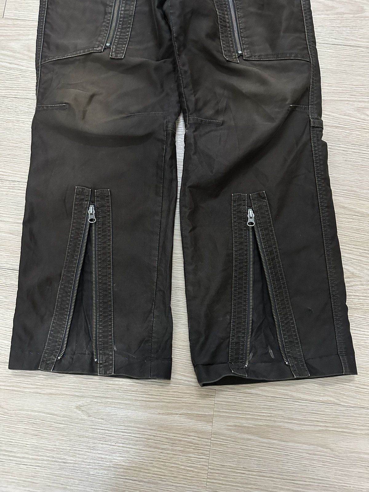 If Six Was Nine × Japanese Brand × Seditionaries Custom Culture Bondage Cargo Tactical Multi Flared Pants Size US 32 / EU 48 - 8 Thumbnail