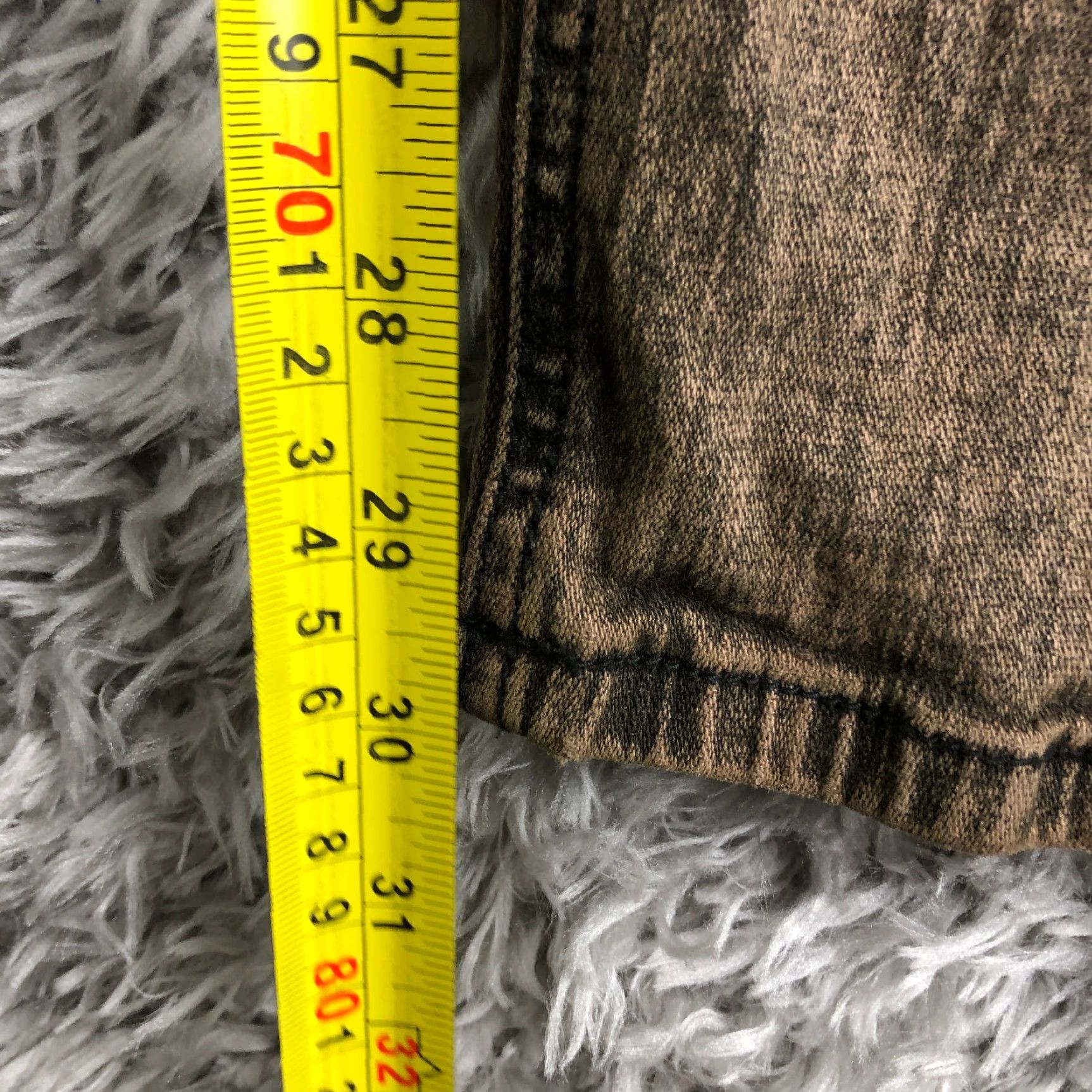 Vintage Xhilaration Jeans Skinny Denim Brown Mid Rise Womens Size 11 Juniors Cotton 30 In Inseam 30 In Zip Size 32" / US 10 / IT 46 - 3 Thumbnail