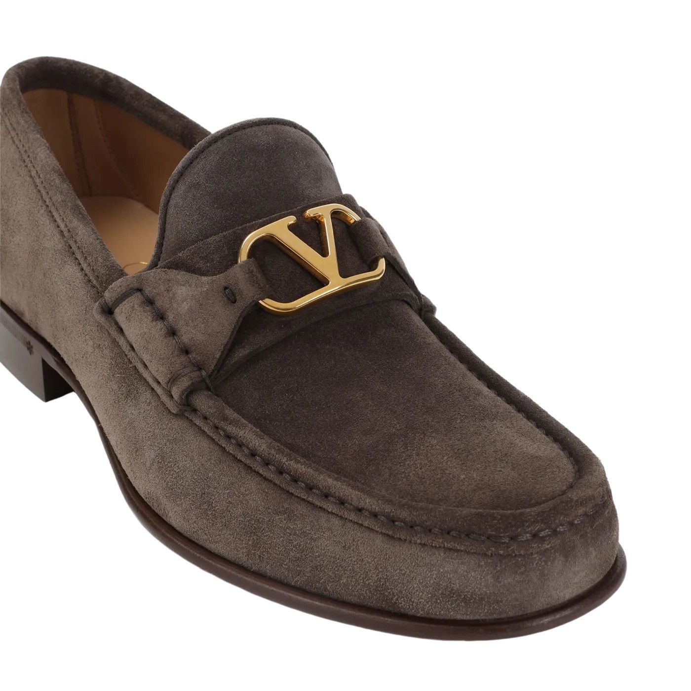 Valentino VALENTINO GARAVAN Shadow Gray Suede Loafers New & Authentic Size US 11 / EU 44 - 4 Thumbnail