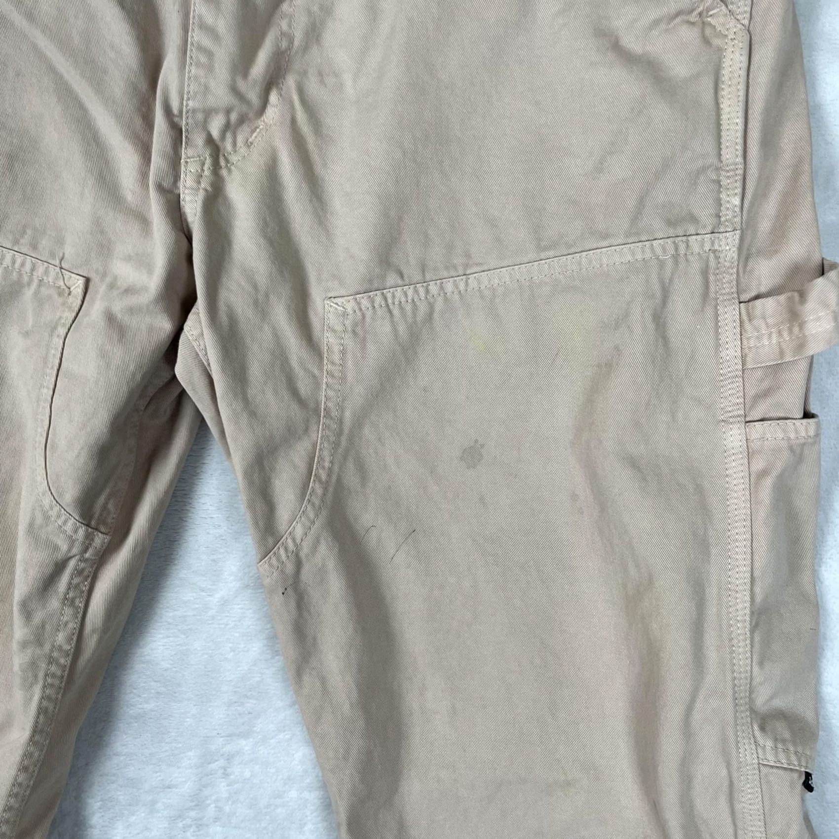 Dickies Dickies Carpenter Pants Mens 36x34 Beige Relaxed Fit Workwear Pockets Canvas Front Flat Front Zip Button Casual Workwear Mens Size US 36 / EU 52 - 5 Thumbnail
