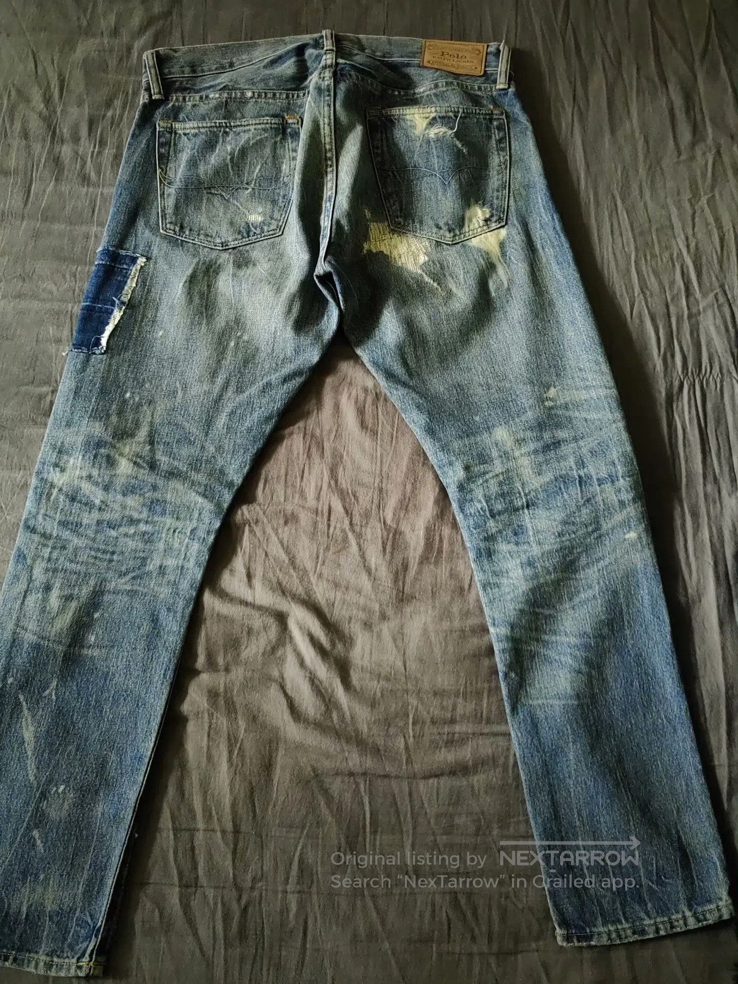 RRL Ralph Lauren RRL Slim Vintage Patch Jeans. Size US 32 / EU 48 - 4 Thumbnail