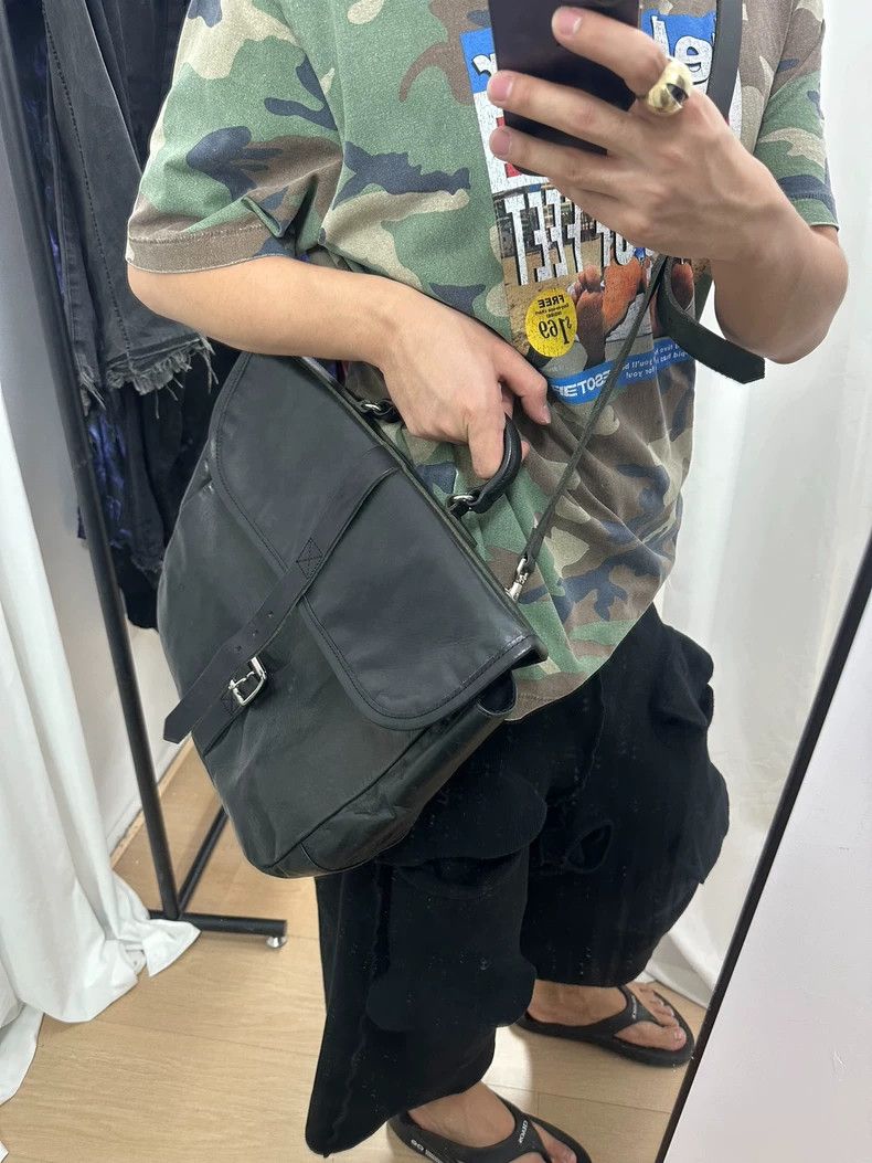 Yohji Yamamoto yohji yamamoto Horse Skin Satchel Handbag 2502-Nextarrow Size ONE SIZE - 9 Thumbnail