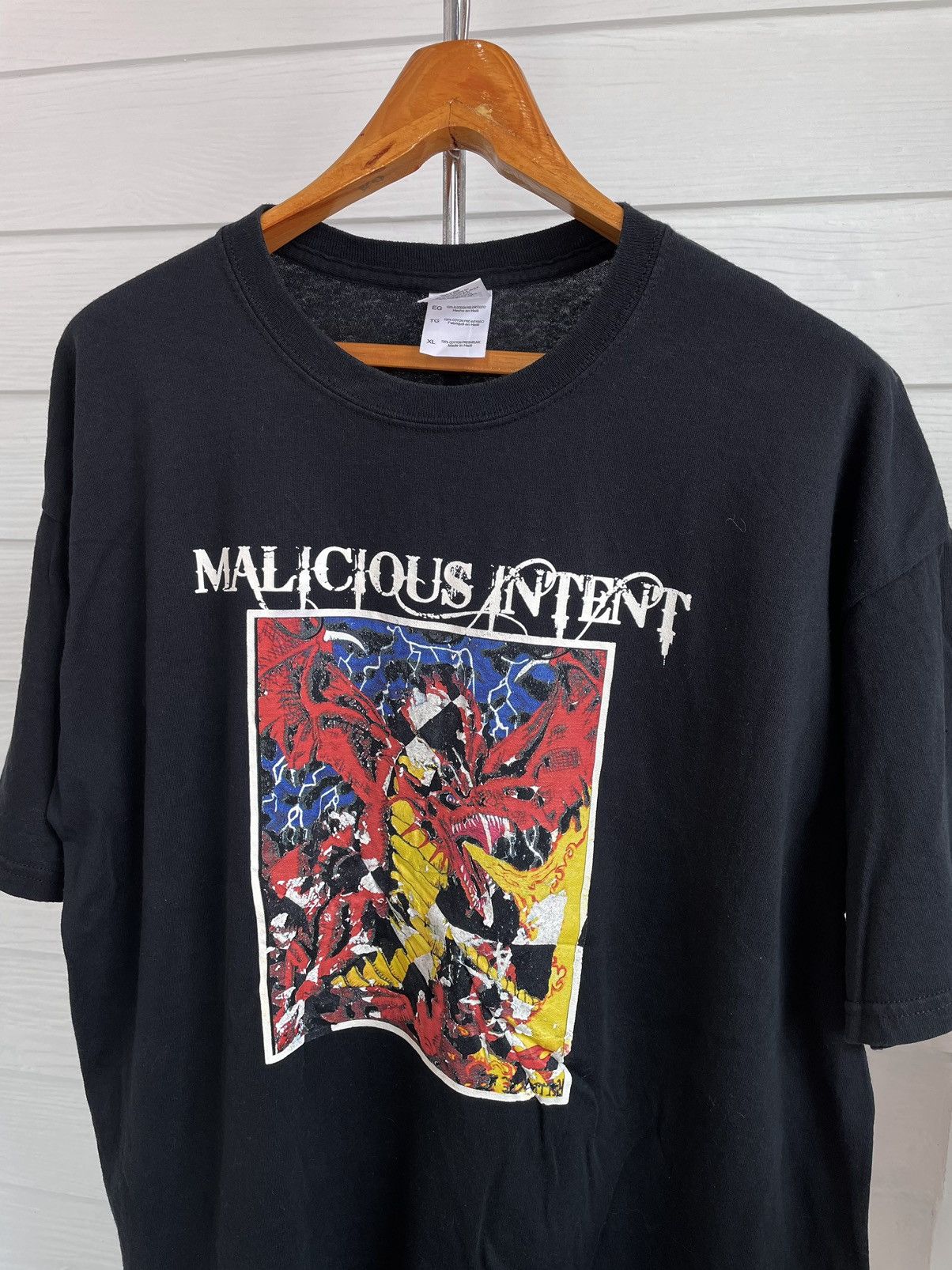 Band Tees × Vintage VINTAGE MALICIOUS INTENT Size US XL / EU 56 / 4 - 2 Thumbnail