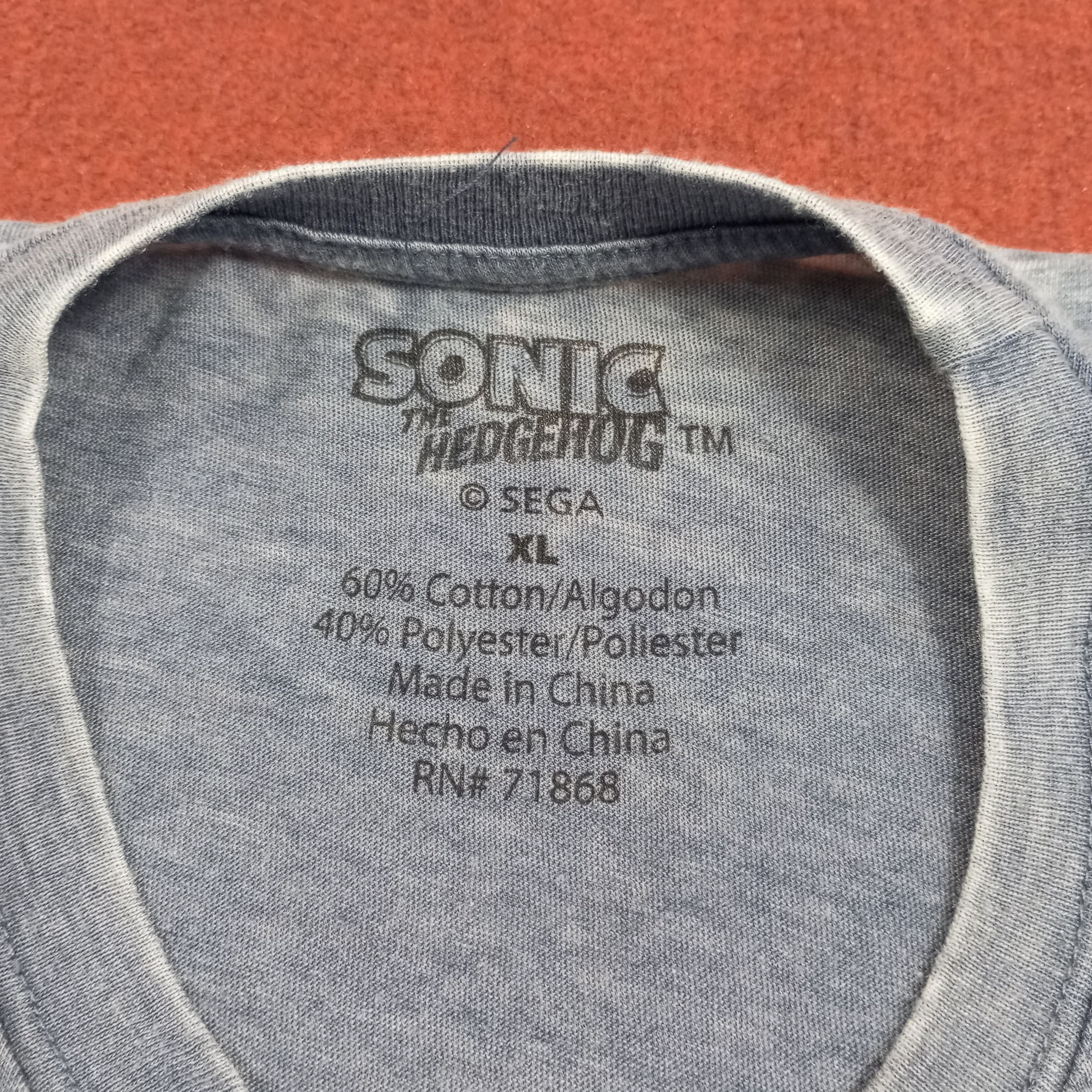 Playstation × Vintage Sonic Sega Genesis Games Promo Style Tshirt Size US L / EU 52-54 / 3 - 5 Thumbnail