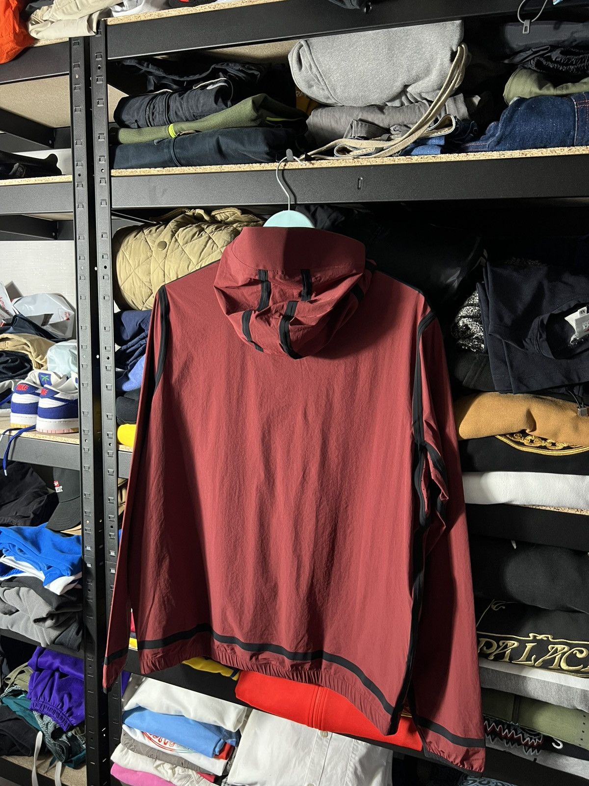 Lacoste 🐊 Lacoste Technical Hooded Jacket Burgundy Size M–L Size US M / EU 48-50 / 2 - 15 Thumbnail