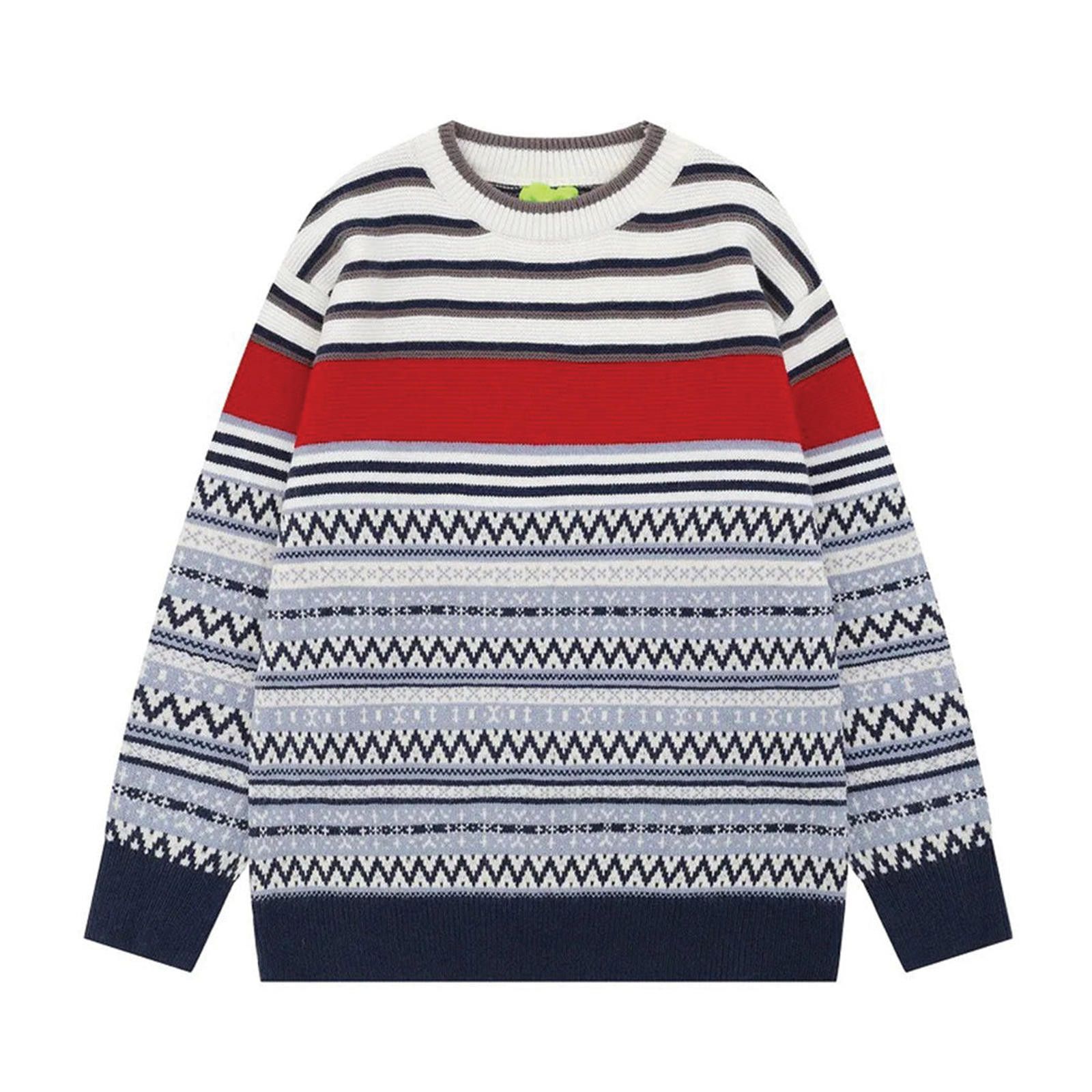 Other The Textured Note Sweater | Stripe-Pattern Cotton Size US M / EU 48-50 / 2 - 1 Thumbnail