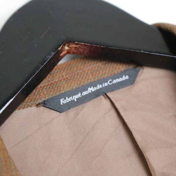 Ermenegildo Zegna Ermenegildo Zegna Vintage Men's Wool Plaid Size 42 Tall Size 42L - 9 Thumbnail