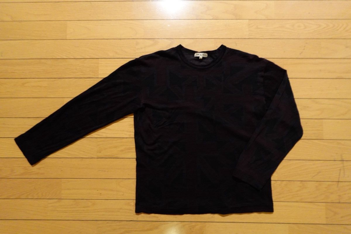 Comme des Garcons Comme des Garçons AD2009 Union Jack Mesh Longsleeve Size US L / EU 52-54 / 3 - 1 Thumbnail