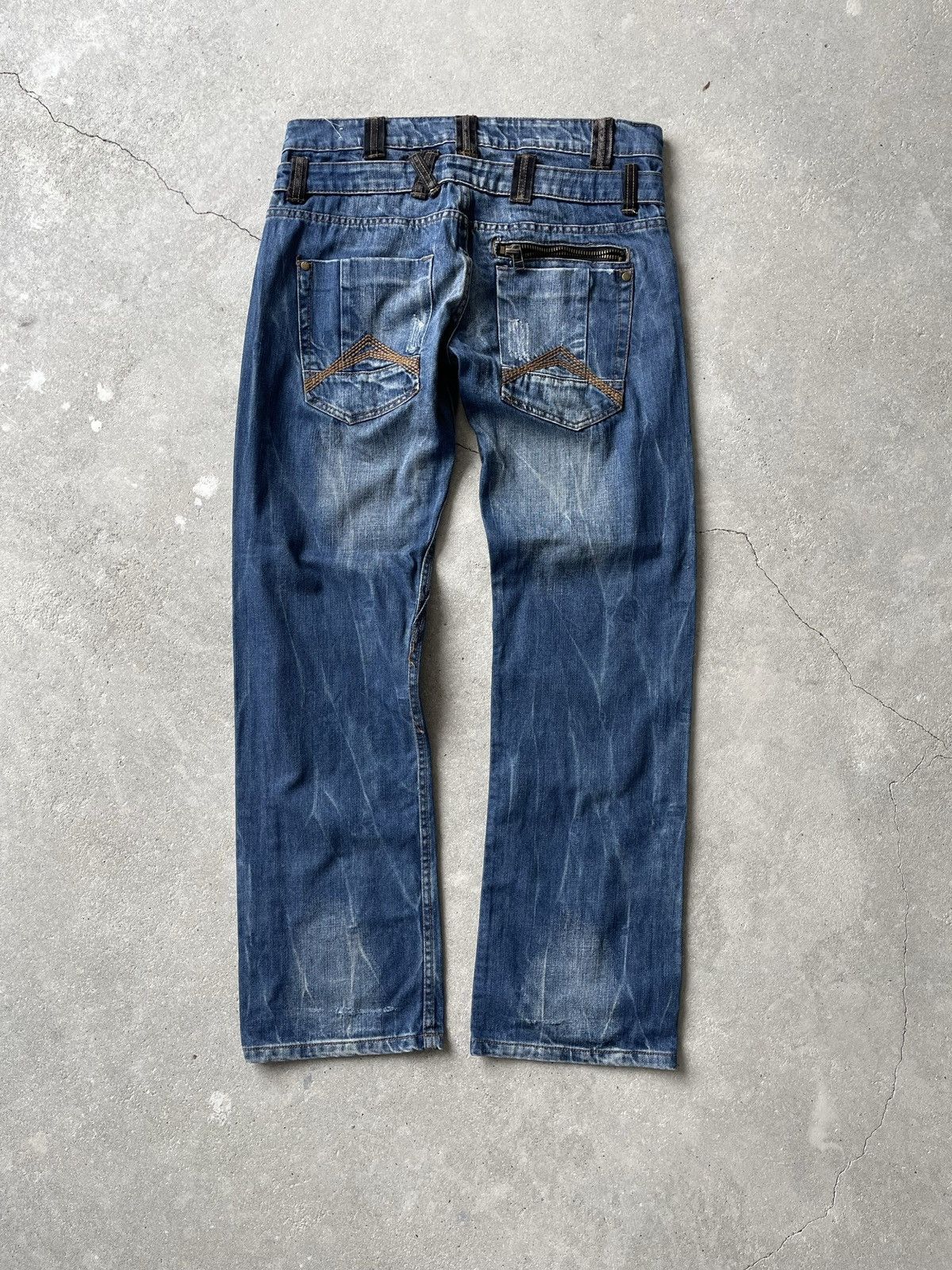 Japanese Brand × Vintage Vintage Southern jeans distressed denim baggy Size US 32 / EU 48 - 4 Thumbnail