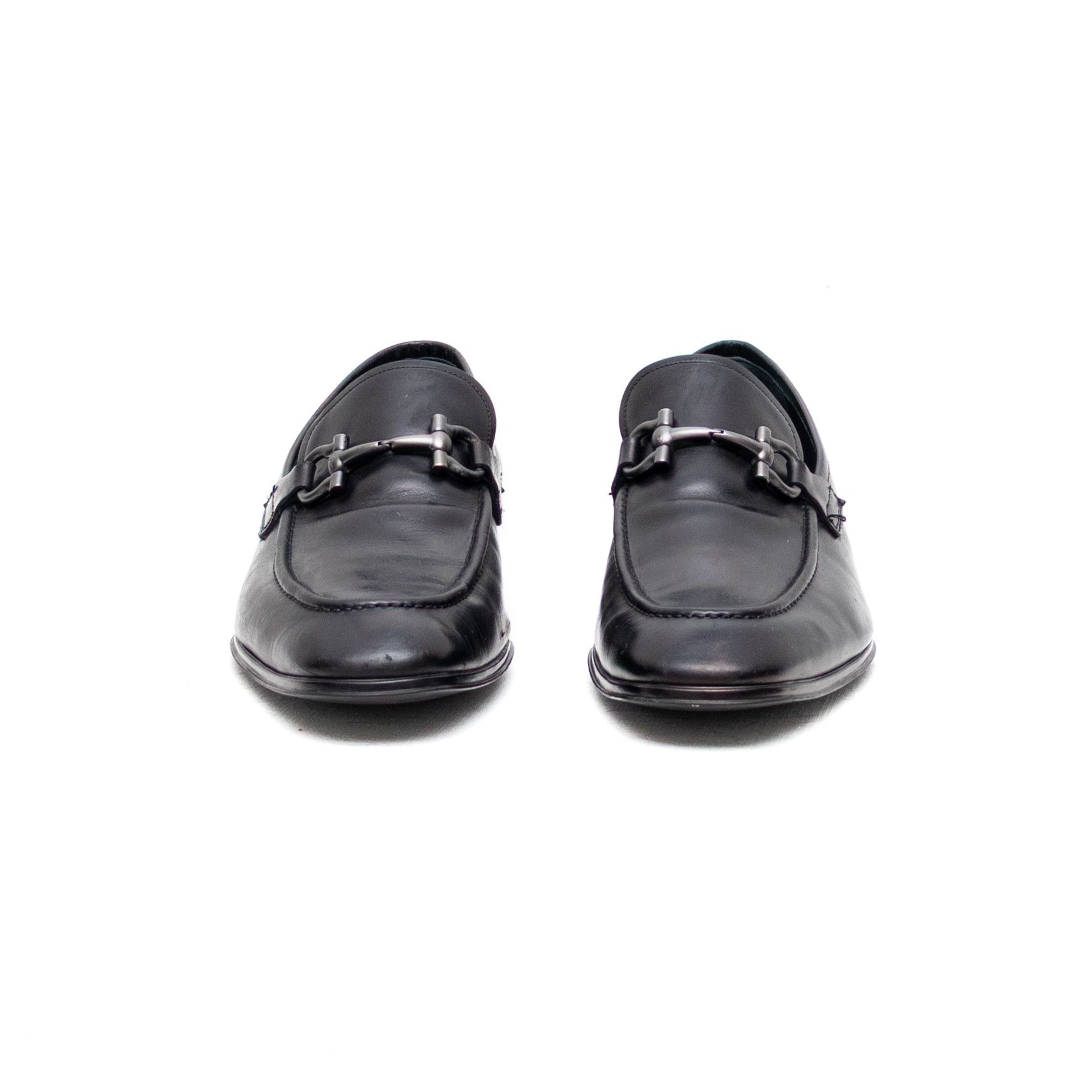 Salvatore Ferragamo Salvatore Ferragamo Black Leather Horsebit Loafers Sz US9.5 Size US 9.5 / EU 42-43 - 4 Thumbnail