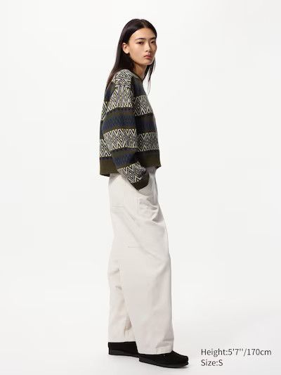 JW Anderson × Uniqlo Fall / Winter 2025 Barrel Pants / Natural / Large Size 30" / US 8 / IT 44 - 4 Thumbnail