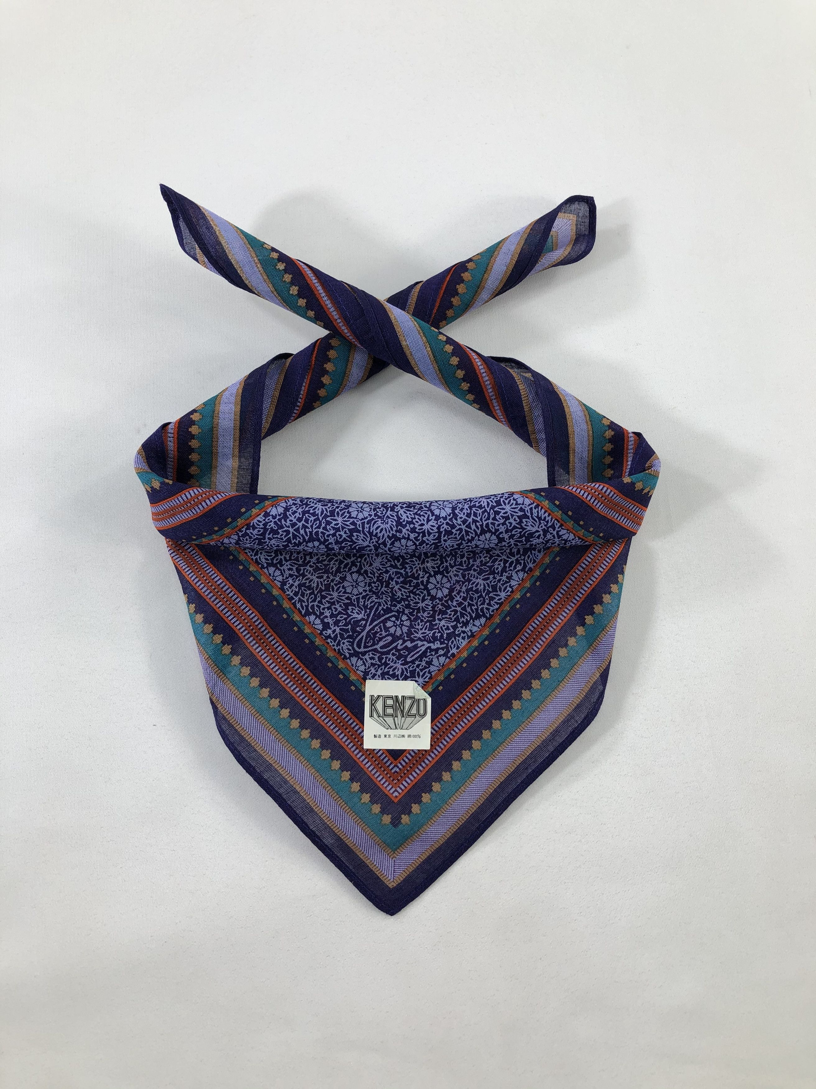 Kenzo × Vintage Kenzo Handkerchief / Bandana / Neckerchief Size ONE SIZE - 1 Thumbnail