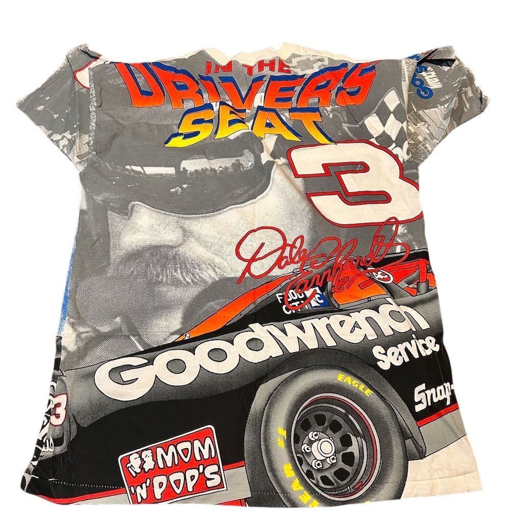 Chase Authentics Vintage 90s Dale Earnhardt AOP NASCAR RARE T-Shirt Large Size US L / EU 52-54 / 3 - 5 Thumbnail