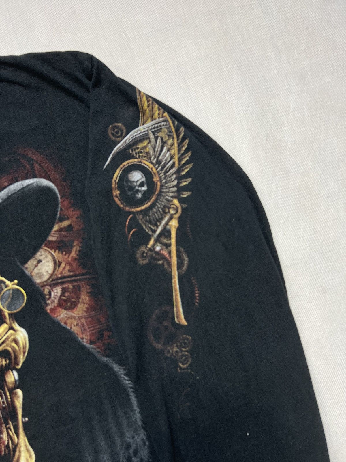 Vintage Longsleeve captain skull print vintage 90’s 00’s Size US XL / EU 56 / 4 - 3 Thumbnail
