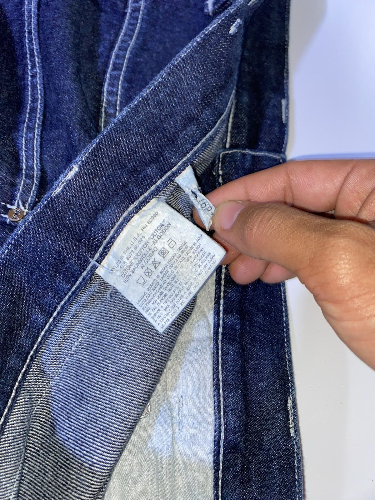 Karl Kani Vintage 90’s Karl Kani Baggy Jorts Denim Jean Size US 34 / EU 50 - 6 Thumbnail