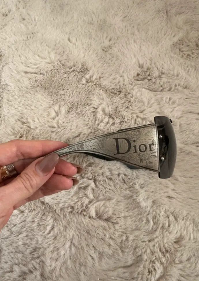Dior DIOR Sunglasses Western Pop Ski Rimless Shield Galliano Size ONE SIZE - 4 Thumbnail