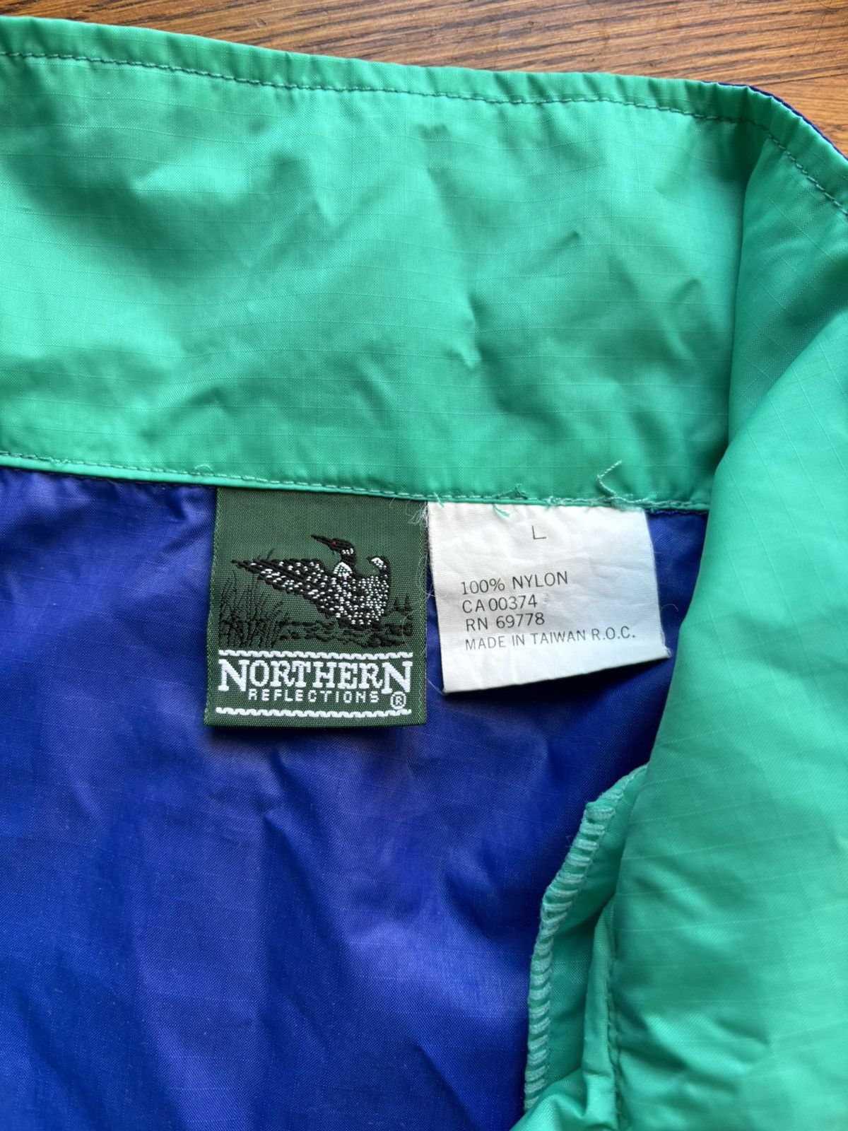 Northern Reflections × Vintage 1980s Northern Reflection Jacket Vintage Windbreaker Zip 80s Size US S / EU 44-46 / 1 - 6 Thumbnail