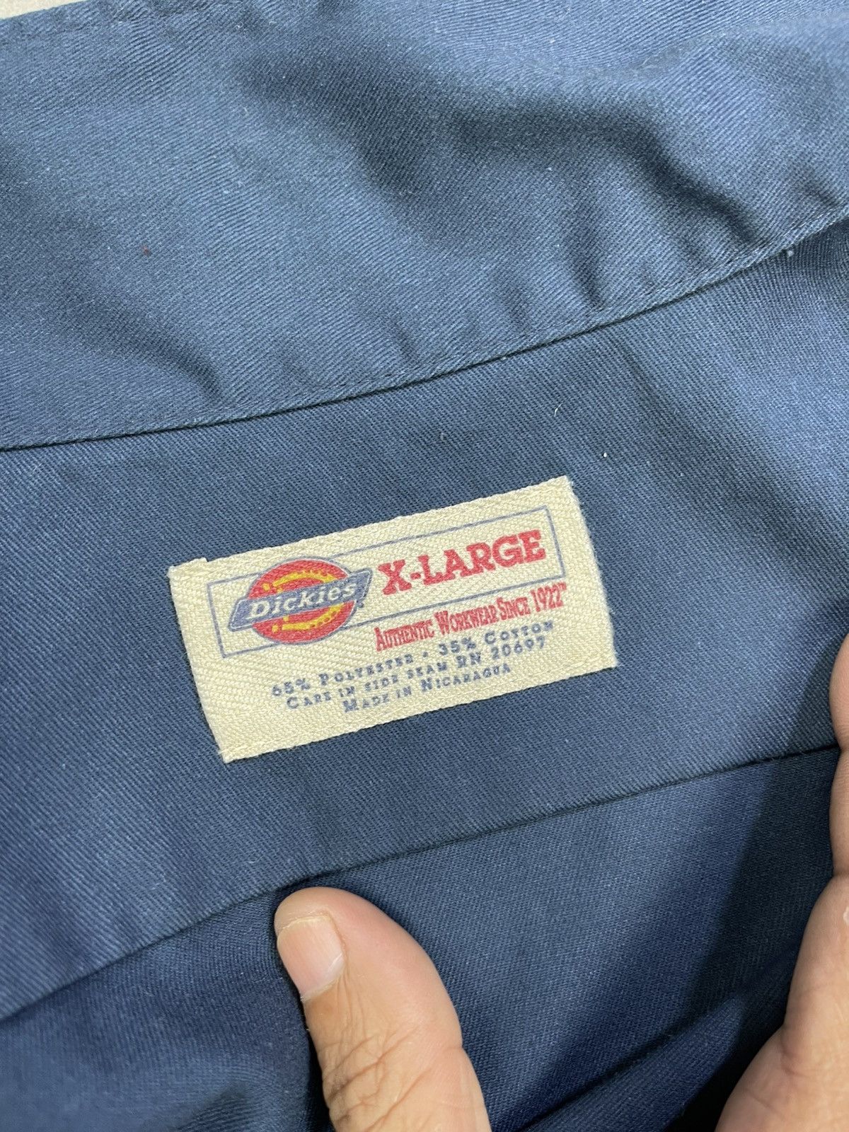Dickies Vtg Dickies Double Pocket Button Down Work Shirt Size US XL / EU 56 / 4 - 11 Thumbnail