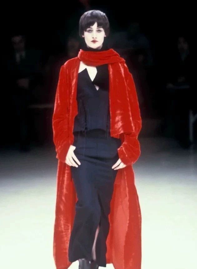 Yohji Yamamoto Red Velvet jacket