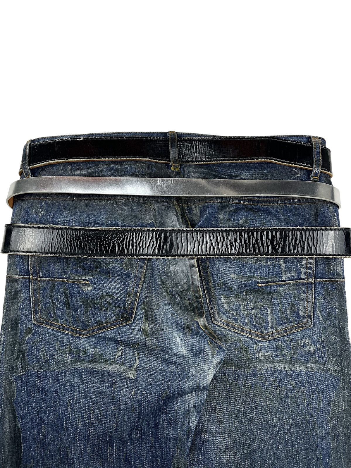 Comme des Garcons Comme des Garcons Homme Plus Silver Plate Buckle Belt Size ONE SIZE - 3 Thumbnail