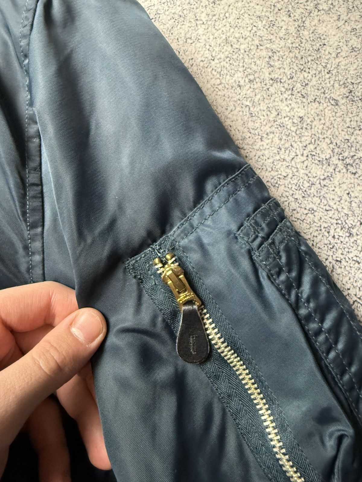 Alpha Industries Vintage Blue Reversible Bomber Jacket MA1 USA Y2K Size US XXL / EU 58 / 5 - 19 Thumbnail