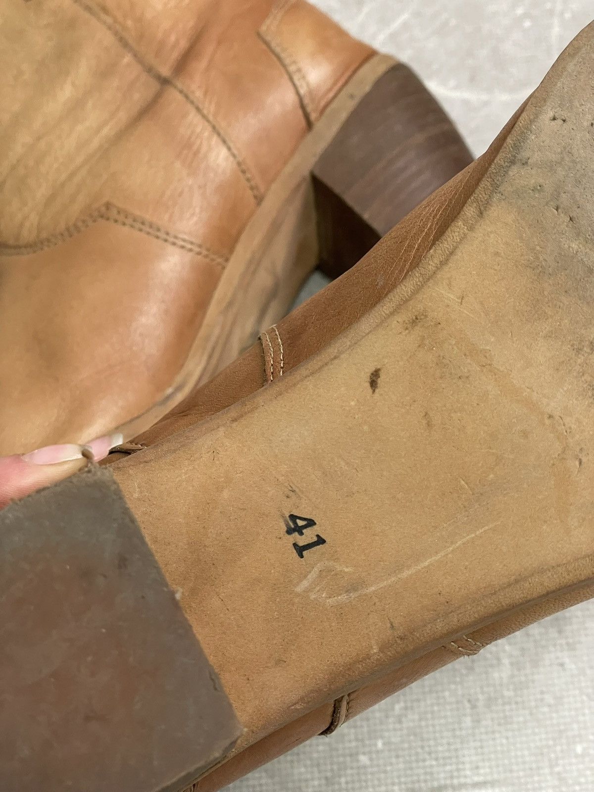 Western Rise Rare leather western boots guidi style 90s texas archive Size US 8 / EU 41 - 8 Thumbnail