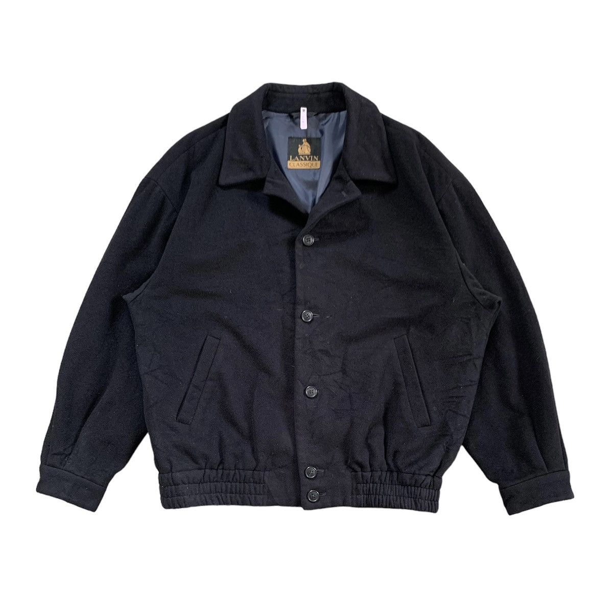 Lanvin Vtg Lanvin Classique Cashmere Buttons Jacket Size US L / EU 52-54 / 3 - 1 Thumbnail