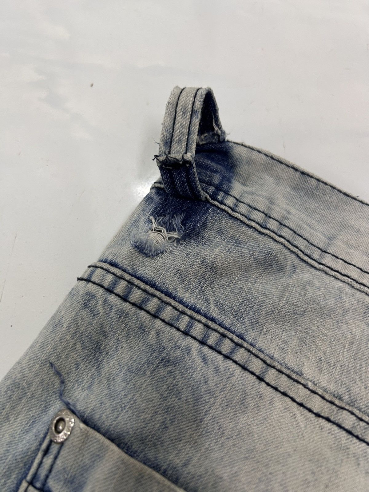 Southpole × Vintage 💥Vintage Southpole Denim Distressed Blue Wash Jeans Size US 42 / EU 58 - 11 Thumbnail