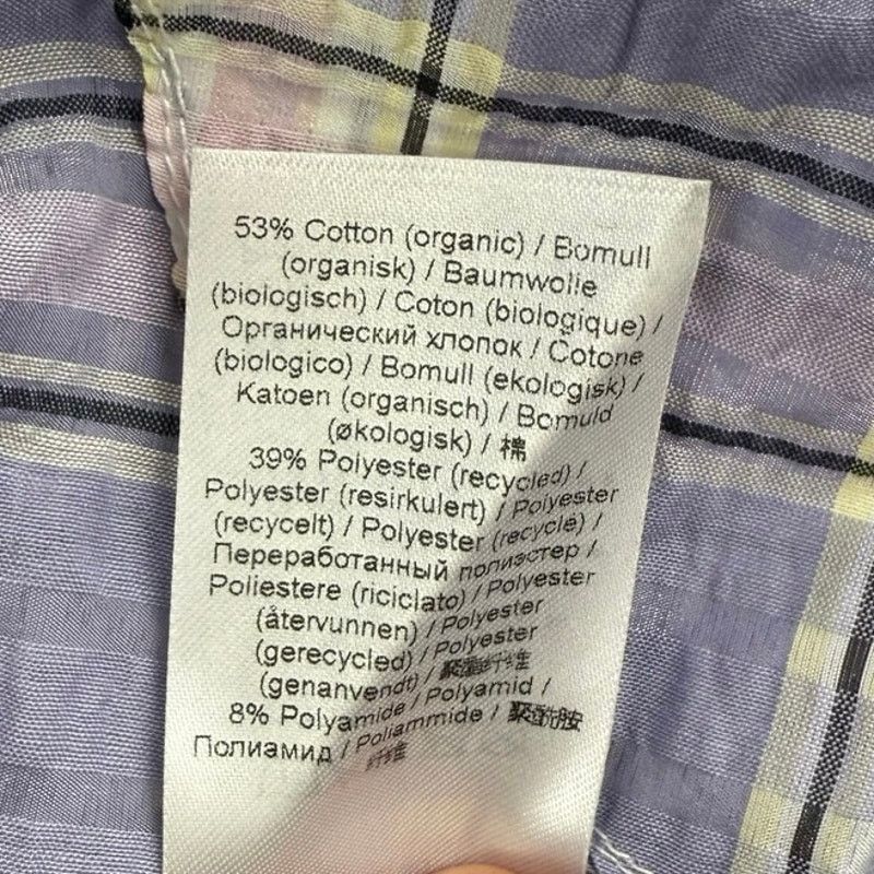 Ganni Ganni Checked Cotton-Blend Seersucker Top - Size US 6 Size M / US 6-8 / IT 42-44 - 6 Thumbnail