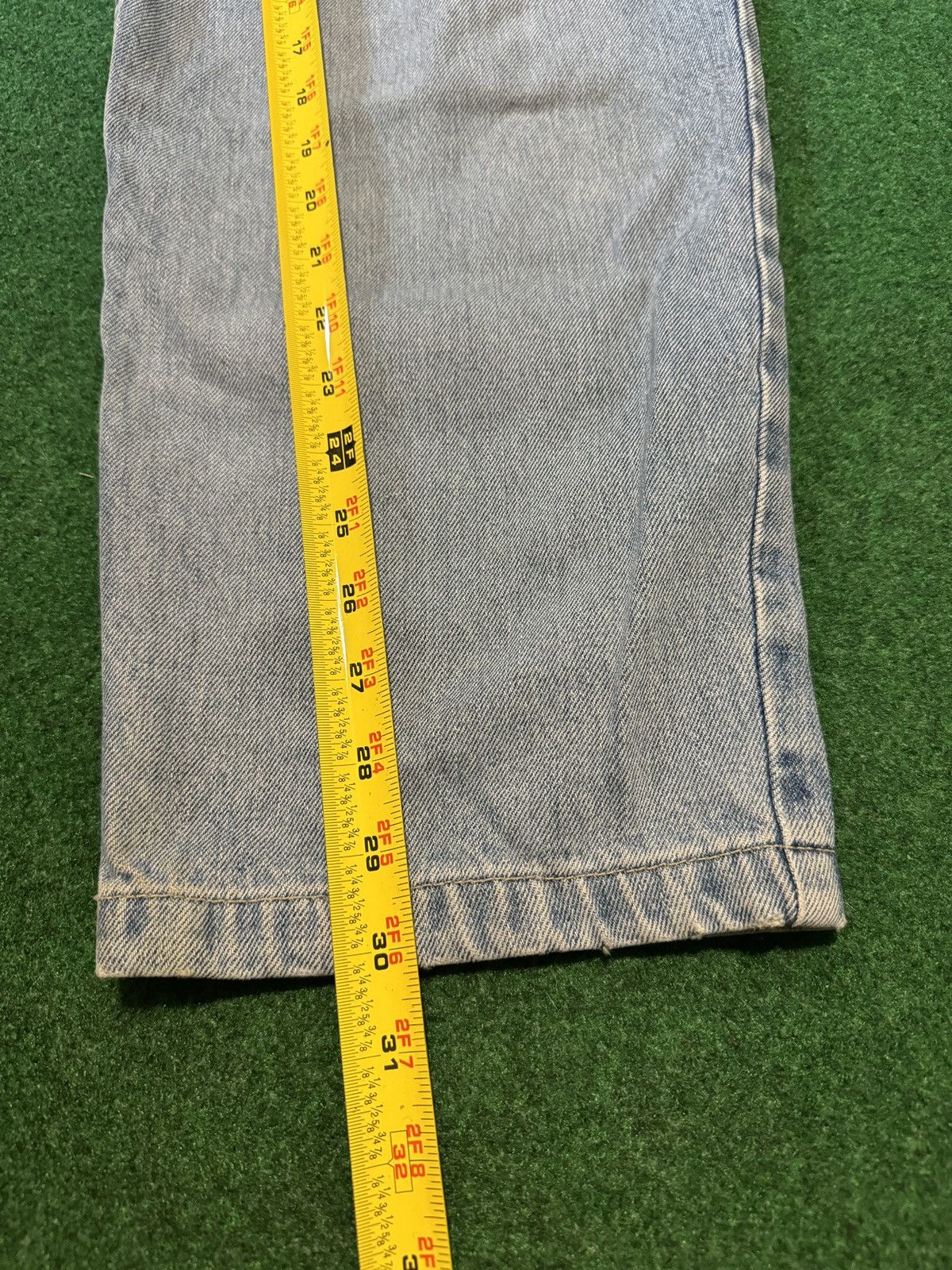 Gap × Vintage Vtg 90s Gap Baggy Light Wash Loose Wide Leg Hip Hop Jeans Size US 34 / EU 50 - 7 Thumbnail