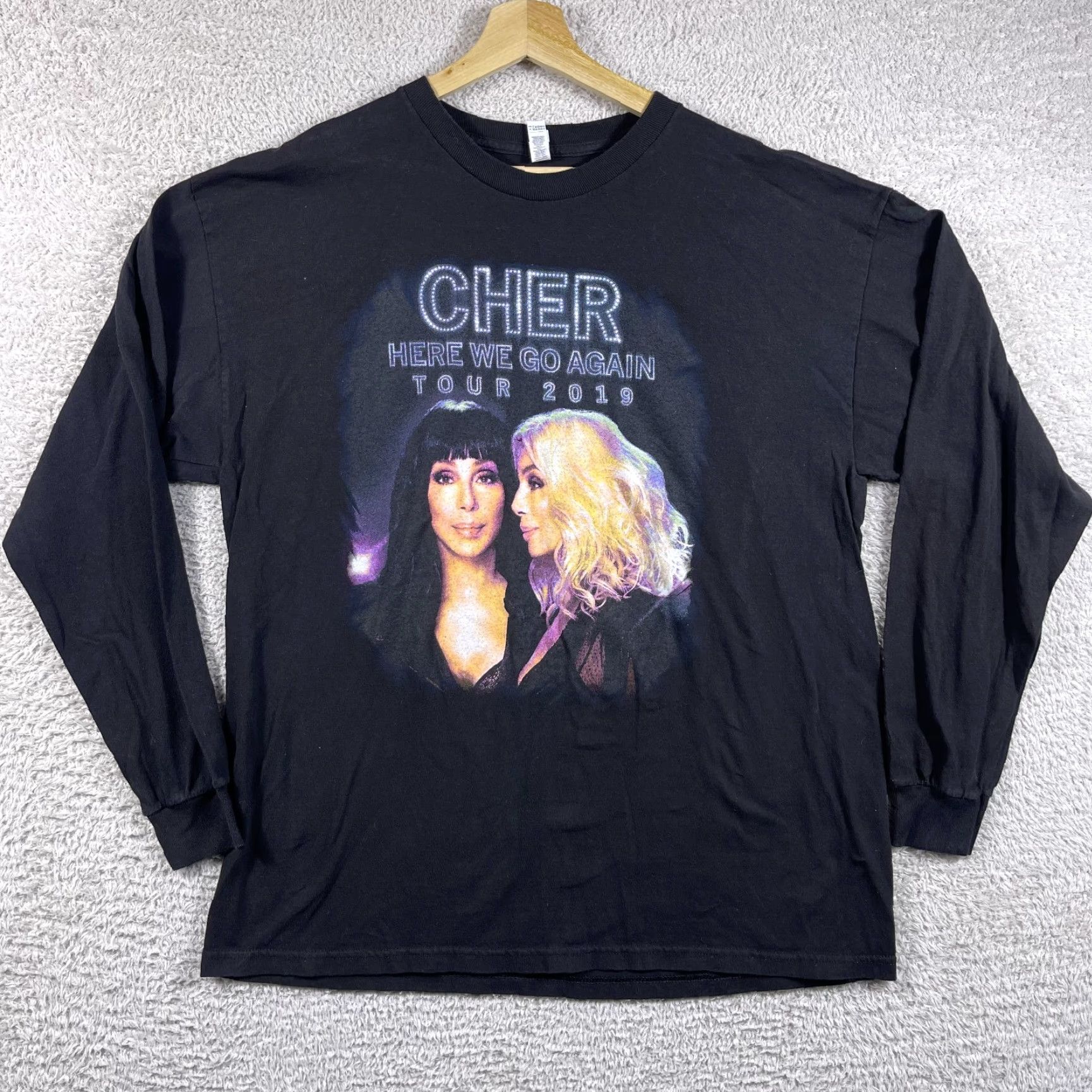Doublet Cher “Here We Go Again Tour” T-Shirt Adult XL Double Sided Concert 2019 Black Size US XL / EU 56 / 4 - 2 Thumbnail