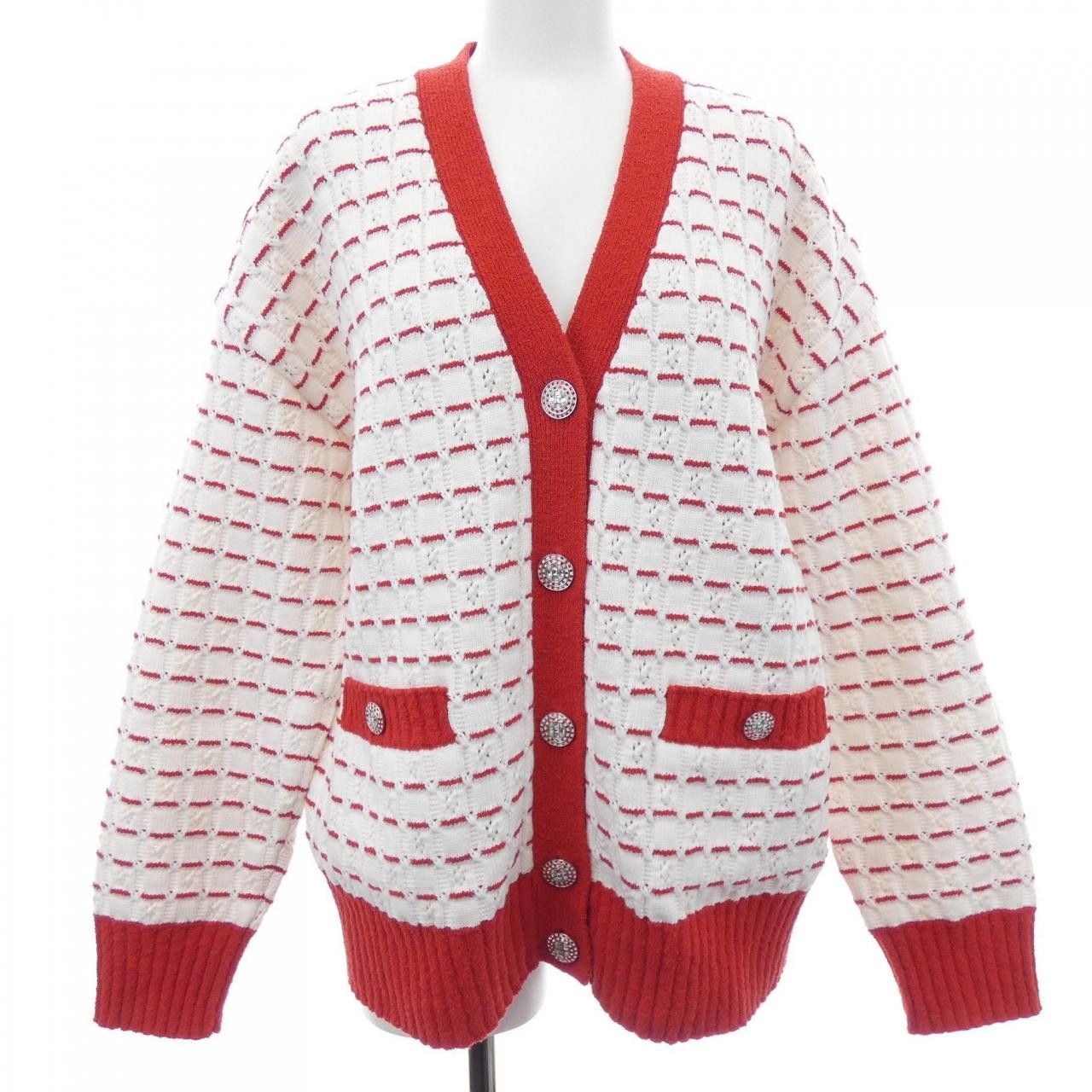 Chanel Chanel Chanel Cardigan Wool Cardigan Textile Tops P74152K10656 DUTY FREE for USA Size ONE SIZE - 1 Thumbnail