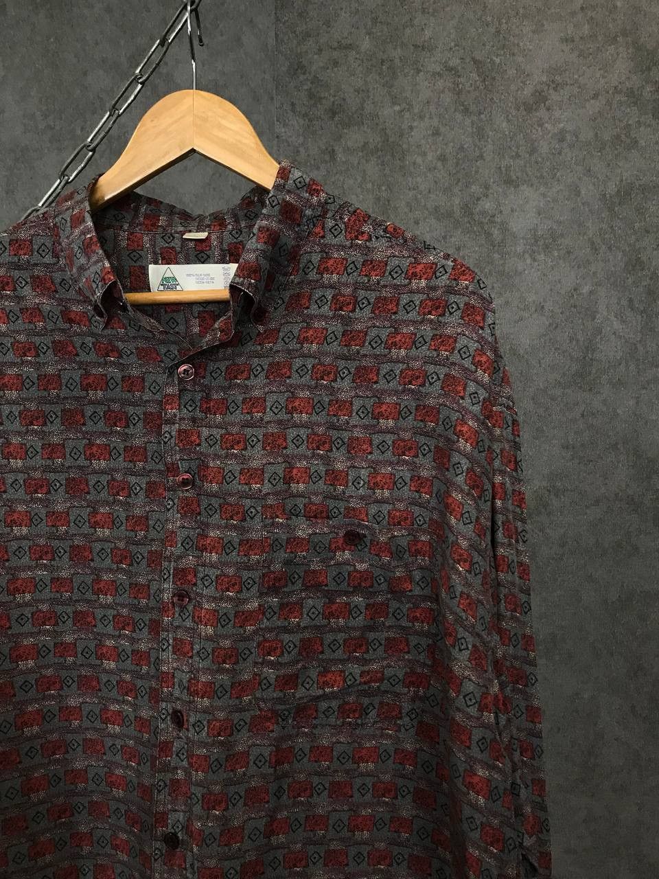 Vintage Crazy Hawaiian vintage silk shirt Size US XL / EU 56 / 4 - 2 Thumbnail