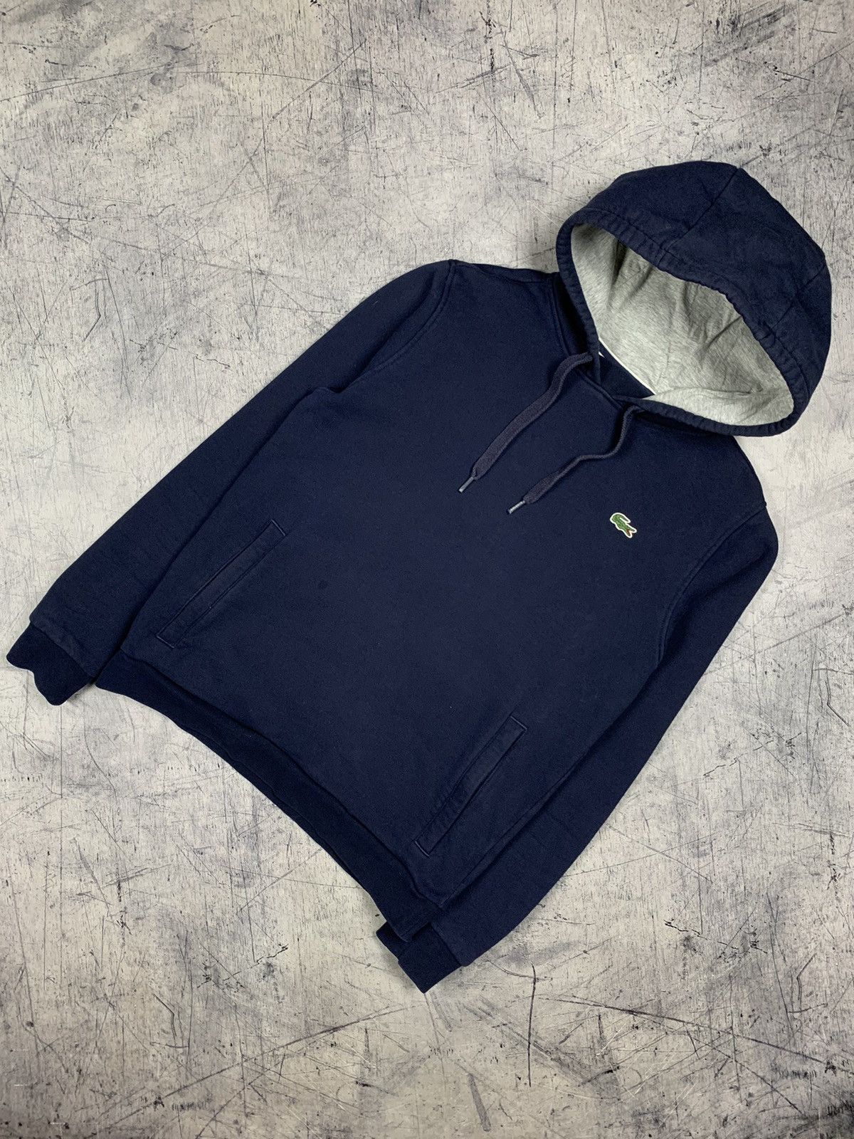 Lacoste Designer Lacoste Hoodie Luxury Streetwear Navy Blue Size S Size US S / EU 44-46 / 1 - 1 Thumbnail