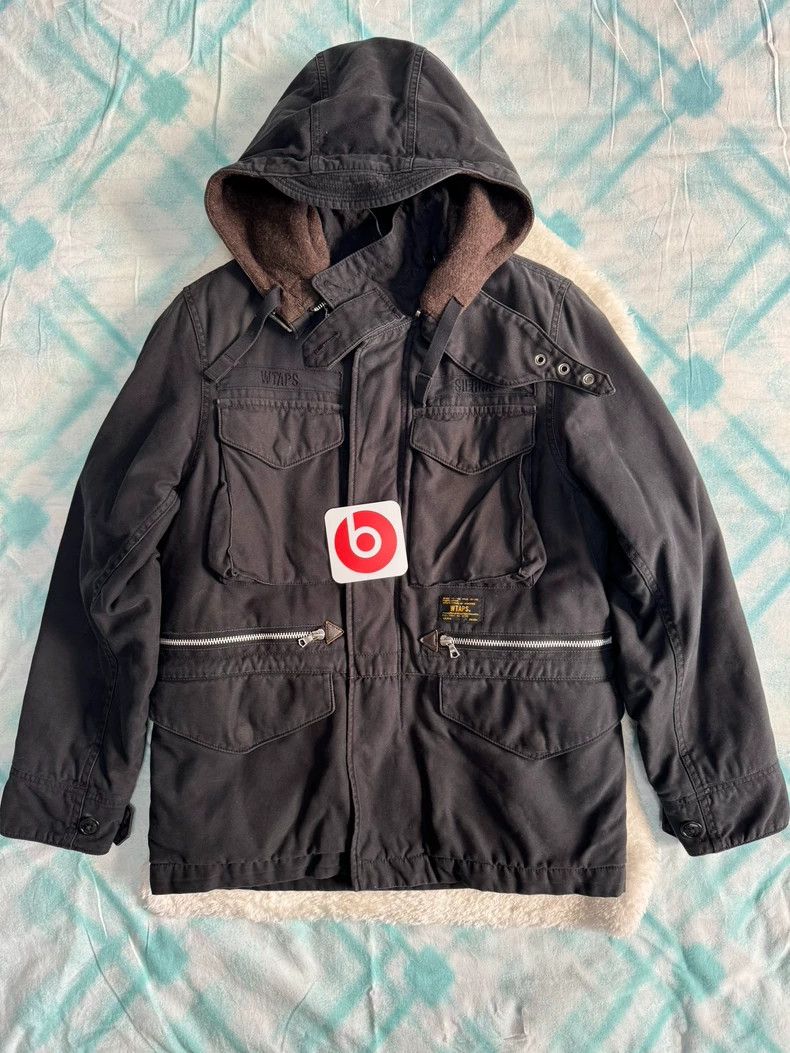 Wtaps WTAPS M-65 Cotton Satin Jacket Size US S / EU 44-46 / 1 - 1 Thumbnail