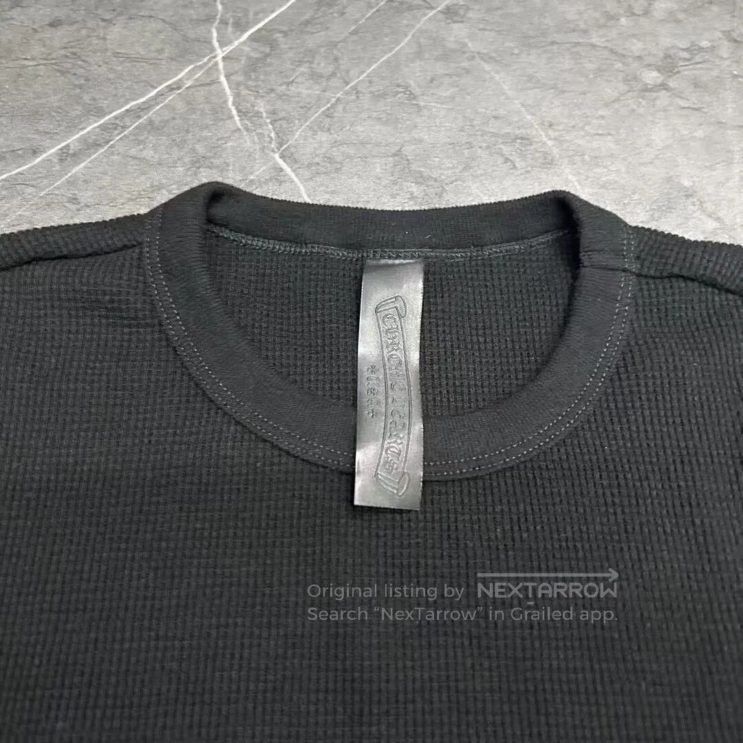 Chrome Hearts Chrome Hearts Black Waffle Logo T-Shirt. Size US L / EU 52-54 / 3 - 3 Thumbnail
