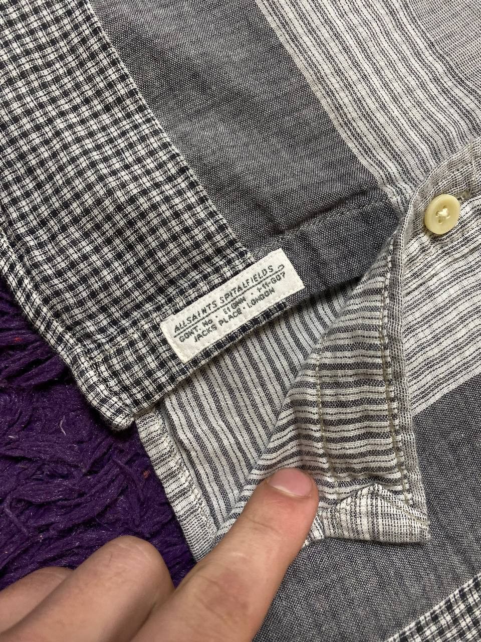 Allsaints Print Shirt Y2K Allsaints Size XS Streetwear Size US XS / EU 42 / 0 - 5 Thumbnail