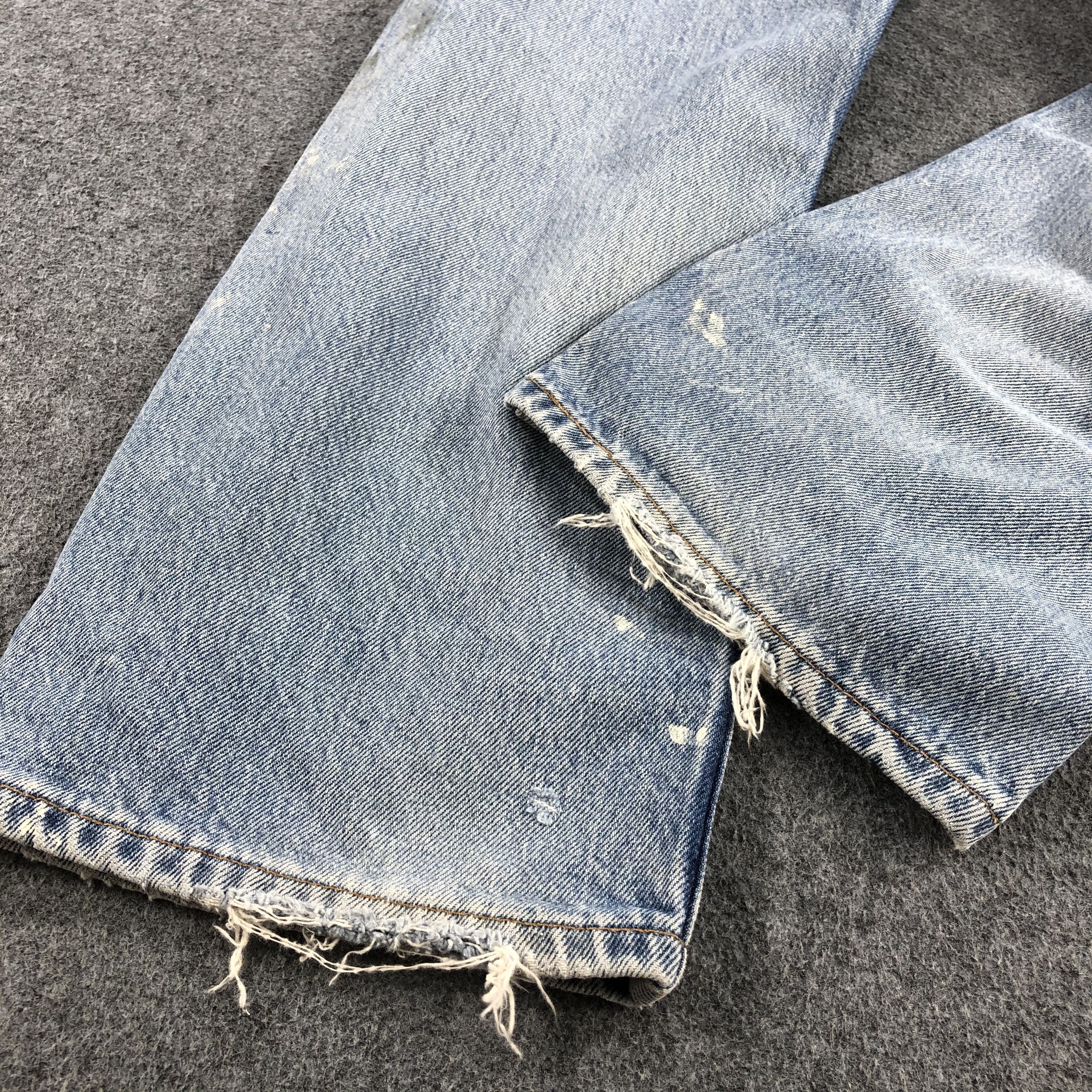 Levi's 90s Vintage Light Wash Levis 501 Jeans-J1998 Size US 26 / EU 42 - 6 Thumbnail
